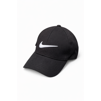 Кепка чорна з білим логотипом Nike 58 розміру